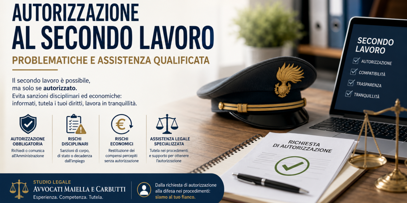 Autorizzazione al secondo lavoro - Problematiche e ...