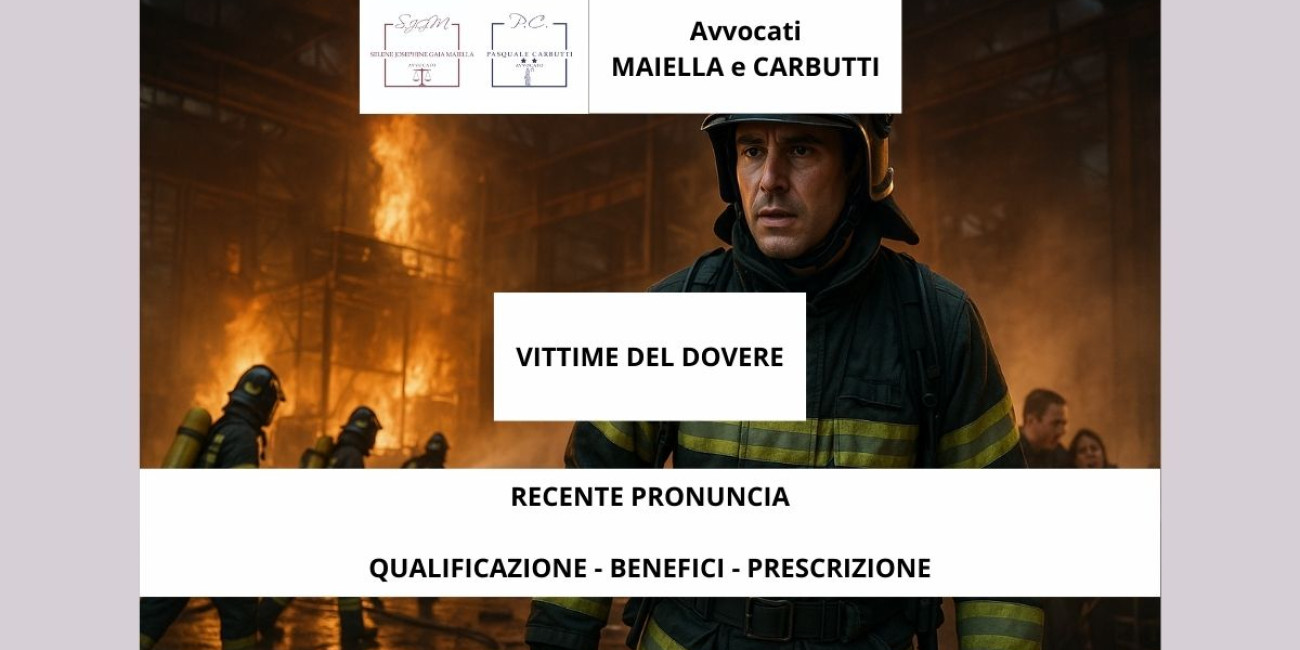 Ultime sentenze vittime del dovere: prescrizione, status e ...