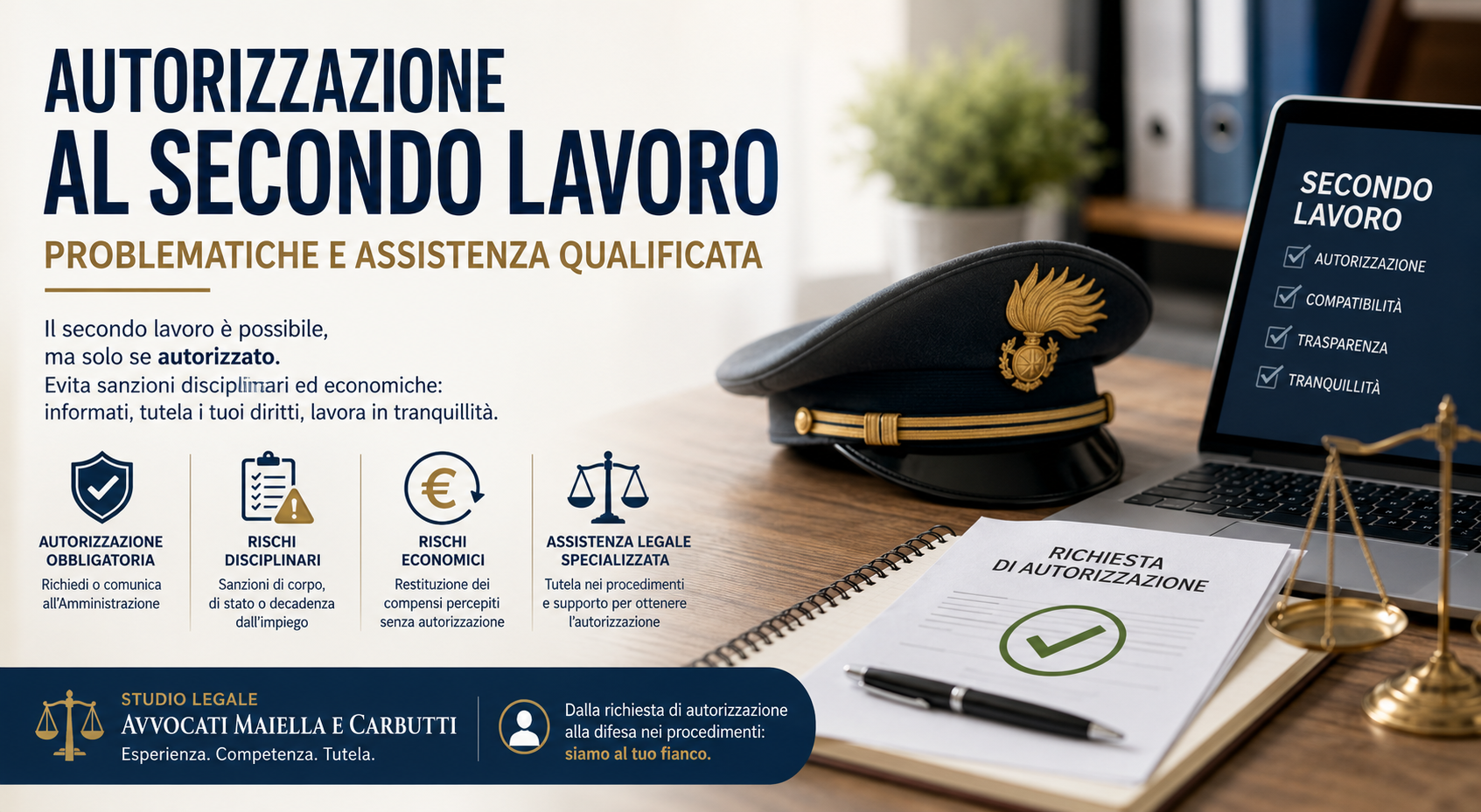 Autorizzazione al secondo lavoro - Problematiche e Assistenza qualificata